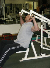 Should Strength Training – medial deltoid – machine military press